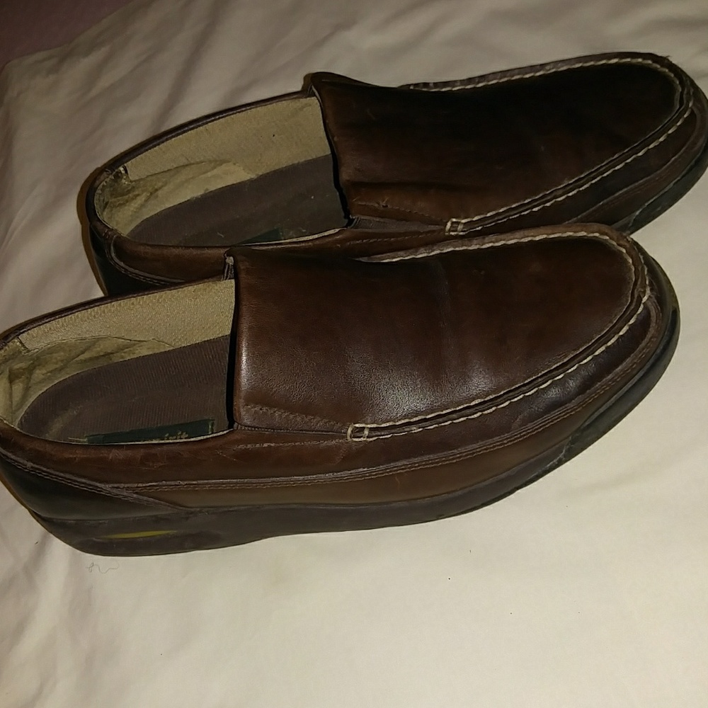 Easyspirit BROWN LEATHER BOAT SHOE